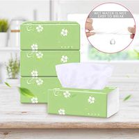 Log Pumping Tissue Paper, 3 packs of Pumping Toilet Paper Towels Baby Hand Paper Towels Household for Kitchen Bathroom