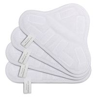 HIFROM(TM New 4pcs Replacement Pads Replacement for H2O H20 X5 Steam Mop Cleaner Floor Washable Microfibre Cleaning Pads