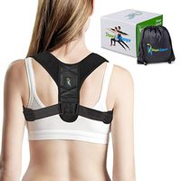 Posture Corrector For Women and Men - Under Clothes Back Brace, Trainer and Straightener, Helps Spine Alignment, Shoulder Support, Neck Pain Relief, Standing Straight and Anti-Slouching