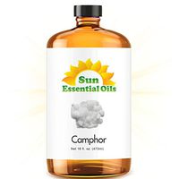 Camphor Essential Oil (Huge 16oz Bottle) Bulk Camphor Oil - 16 Ounce