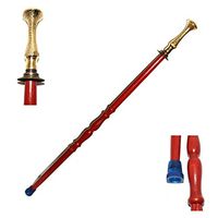 Brass Head Handle Crafted Wooden Staff Handmade Collectible Nautical 3 Fold Walking Stick, Affordable Gift Decorative Walking Cane Fashion Statement for Men/Women/Seniors/Grandparents