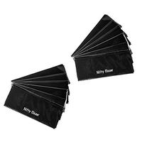 Pack of 12 - Nifty Clean Reusable Microfiber Cloth, Black