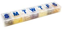 MEDca Weekly Pill Organizer, 7-Day Pill Planner Extra Large