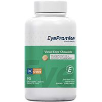 EyePromise vizual Edge Chewable - 1 Month Supply | Orange Flavored Performance Eye Vitamin with Zeaxanthin, Lutein & Vitamin D