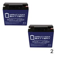 Mighty Max Battery 12V 22AH Gel Battery for Pride Mobility Revo Scooter - 2 Pack Brand Product
