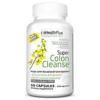 Health Plus Super Colon Cleanse Laxative Capsules, 60 Count