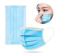 3-Ply Anti-Dust Disposable Face Mask,Surgical Medical Earloop Face Mouth Masks For Smoke Cycling Camping Travel-40Pcs