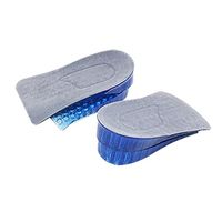 Happy Will Soft Gel Silicone Height Increase Elevator Shoes Insole Lift Heels Inserts Shoe Pads