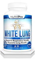 White Lung by NutraPro - Lung Cleanse & Detox.Support Lung Health. Supports Respiratory Health. 60 Capsule - Made in GMP Certified Facility.