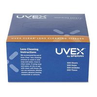 Uvex Clear Lens Cleaning Tissues - 500/Box (3 Boxes)