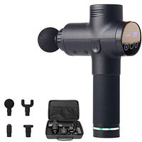 Queentres Massage Gun, Deep Tissue Muscle Massager Personal Percussion Massage Gun with 20 Speeds and 4 Massage Adapters