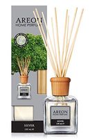 Areon Home Luxury Perfume Reed Diffuser + 10 Rattan Reeds Scents, (Silver, 150 ml)