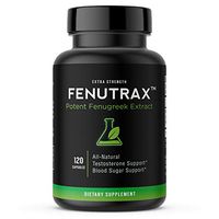 FenuTrax™ Fenugreek Seed Extract 2 Months Supply - High-Potency (50%) -Testosterone Support for Men - Muscle Growth, Fat Burning, Energy, and Drive (120 Capsules)