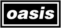 Oasis 6" Rock Band Logo Decal Sticker for Cars Laptops Tablets Skateboard Window - Black