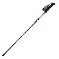 Crutches Outdoor Trekking Poles Ultra-Light Telescopic Foldable Climbing Sticks Hiking Sticks Black Blue Red White (Color : Blue, Size : 35cm)
