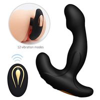 12 Speeds Vibrating Stimulator Plug Multi Stimulation Patterns, Male Postate Massager Prostrate Massager Toys for Men and Beginners,T-Shirt