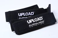 Padded Lifting Straps Upload Alpha Pro, Soft Cotton Thick Neoprene Padded for Weightlifting Bodybuilding Crossfit Powerlifting Gym. 1 Pair, 2 Straps