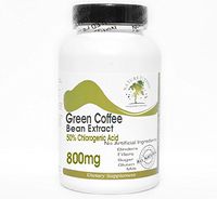 Green Coffee Bean Extract 800mg 50% Chlorogenic Acid ~ 180 Capsules - No Additives ~ Naturetition Supplements