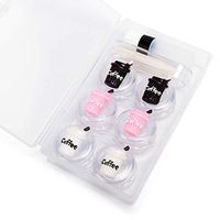 Contact Lens Box 3 Sets Cute Contact Lens Travel Case Contact Lens Case Container Holder Storage Box Portable Contact Lens Travel Kits Cute Mini (See Through)
