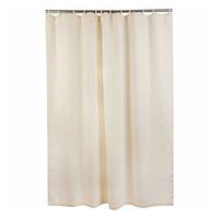 CSI Bathware 66" x 72" Assure Heavy-Duty Commercial Shower Curtain W/Hooks, White