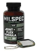 MilSpec Men's Joint + Flex Formula, Supporting Joint Function and Flexibility, One Month Supply, 60 Tablets