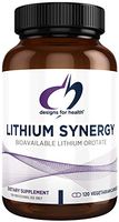 Designs for Health Lithium Synergy - 5mg Lithium Orotate with Tmg + B12 for Mood Support (120 Capsules)