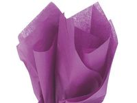 Brand New Plum Purple Bulk Tissue Paper 15 Inch x 20 Inch - 100 Sheets