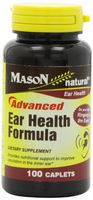 Mason Natural Vitamin Advance Ear Health Formula Caplets, 100-Count Bottle