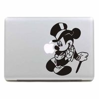 Mickey Top Hat Macbook Vinyl Sticker Laptop Skin