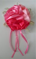 Pink Ribbon Rose Corsage