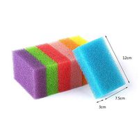 Pocciol Cleaning Sponge 7 Pack Rainbow Sponges Scrubbers Dishwashing Kitchen Cleaning Sponges for Kitchen Bathroom Furniture Leather Car & Steel (Multi-Colored, 8.3x4.7x3in)