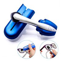 Bestidy Eyeglass Cleaners Set Lens Cleaner for Eyeglasses and Sunglasses Glasses Cleaner for All Types of Eye Wear (Blue)