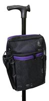 Cane Buddy - Secure Pouch for Cane, Walker, Crutches and Wheel Chairs (Purple)