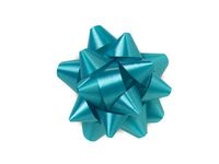 Turquoise Small Star Gift Bows (48 Pack ) 2-1/2"