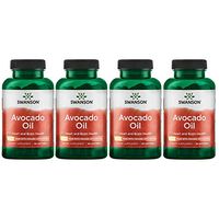 Swanson Avocado Oil Made with Organic Avocado Oil 1 g 60 Sgels 4 Pack