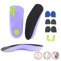 3/4 Length Orthotics Insoles - Best Insoles for Corrects Over-Pronation,Fallen Arches, Fat Feet - Plantar Fasciitis, Heel Spurs, Bunions, and Other Foot Conditions by Zhengpin