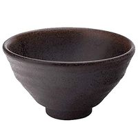 Bowl 5.5 Inch Folk culture bowl Creative Stoneware Tableware, Soup Folk culture bowl, Ice Cream Folk culture bowl Cooking & Dining (Color : Brown, Size : 14 14 6.5cm) Household tableware, retro bo