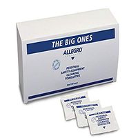 Allegro Industries 3001‐10 Big Ones Cleaning Wipes, Alcohol Free, 8" x 11" (Pack of 100)