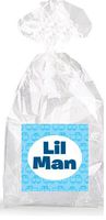 Blue Trucks Lil Man Party Favor Bags with Ties - 12pack