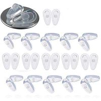 Glasses Silicone Nose Pads are Non-Slip Soft and Suitable for Glasses Sunglasses 20 Pairs