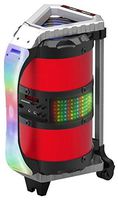 QFX PBX-11-RD LED Light Portable Party Speaker - Red
