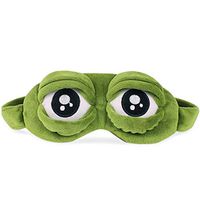 HXINFU 3D Frog Eye Mask for Sleeping Eye Blinders Soft Kids Sleeping Mask Cute