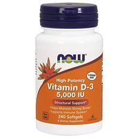 Supplements Vitamin D-3 5000 IU FamilyValue 2Packs (240Softgels) RJC#Now