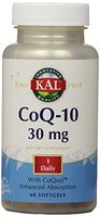 KAL CoQ-10 Softgels, 30 mg, 60 Count