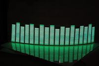 Koolertron 45x11cm Sound music Activated Car Stickers Equalizer Glow Green for cars