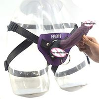 Purple Extra Lifelike 7in SträpOň Hollow Lésbián Toy for Women - Loves Toy CDYJ2