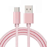 Micro USB Fast Charging Cable Android Charger High-Speed Cable for Android Devices Data Sync Charging Cable for Phones Tablet and More (Rose Gold)