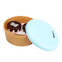 TONSEE Simple Cute Contact Lens Case Box Container Holder (Green)