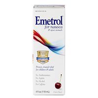 Emetrol for Nausea & Upset Stomach, Cherry Flavor Liquid, 4oz. Per Bottle (3 Pack)