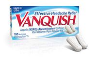 Vanquish Extra Strength Pain Reliever Caplets-100 ct. (Quantity of 4)
